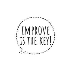 Inspiration about Improve, Motivational Quote Lettering, 