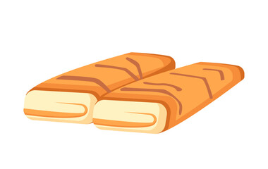 Set of pancakes vector concept