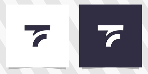 letter tf ft logo design