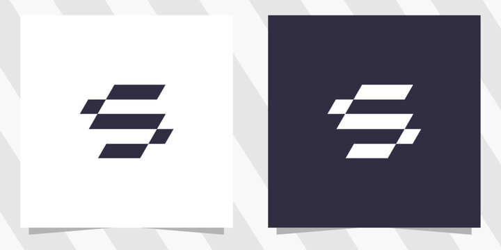 letter s logo design vector