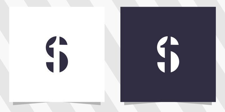 letter s1 1s logo design