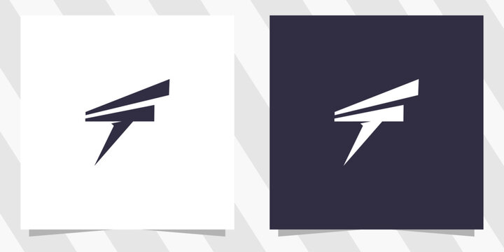 letter tf ft logo design