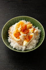 ゆで卵ご飯