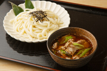 豚肉のつけ汁うどん