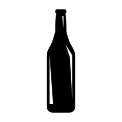 beer bottle icon vector glyph style design flat trendy style illustration on white background..eps