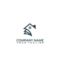 Money and House Logo Template