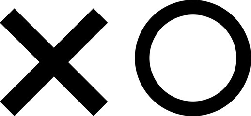 Black tic tac toe xoxo game PNG