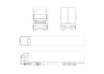 sketch of a truck