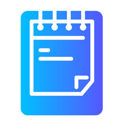 notebook Gradient icon