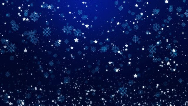 4K Snow particles winter Christmas Falling snow. background merry christmas, Holiday, New Year, snowflake, festive. celebrate invitation card snow flakes. Shimmering, glittering, sparkling bokeh.