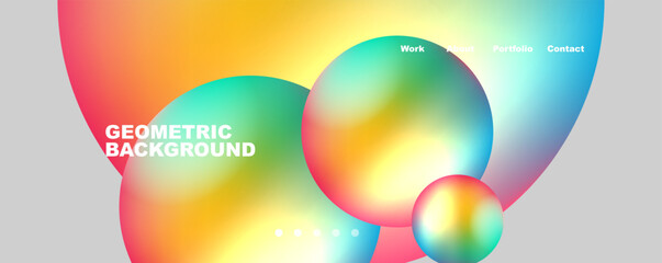 Vector creative geometric background design
