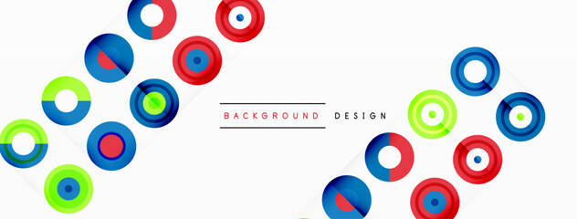 Vector creative geometric background design