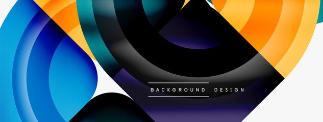 Obraz premium Vector creative geometric background design