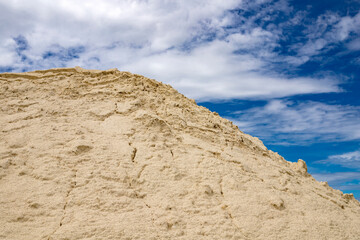 Open foundation kaolin mine - Extraction of white mud and clay