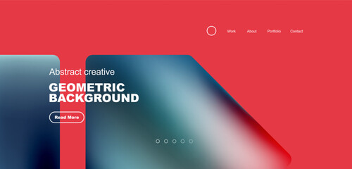 Vector creative geometric background design