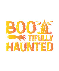 Boo Tifully Haunted halloween t shirt.