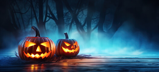 Halloween pumpkin on a dark background