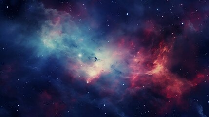 Obraz premium Abstract background with nebula or galaxy effect