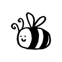 cartoon bee element