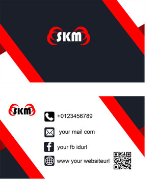 A standard buissness card mokup