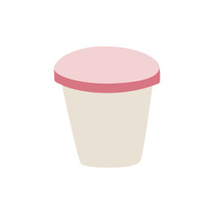 illustration of a plastic cup