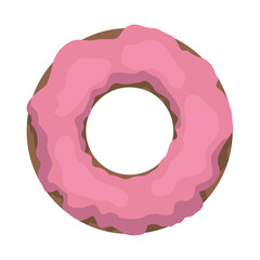 sweet donut dessert food, icon design