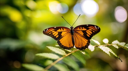 Colorful Feather Dancing Butterfly