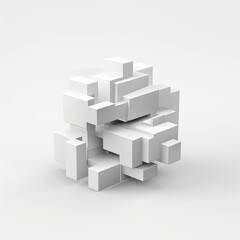 Fototapeta premium 3d leadership for successful new idea. Excellent investing business graph on background. AI Generative