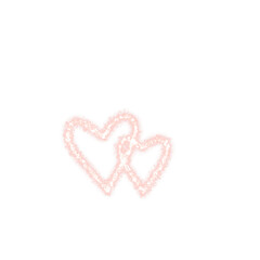 Glitter icon rose gold