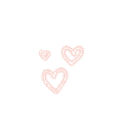 Glitter icon rose gold