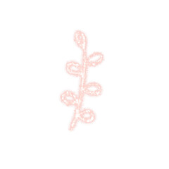 Glitter icon rose gold