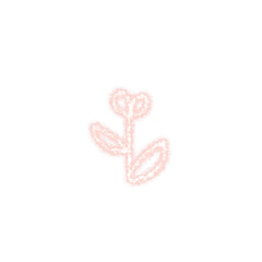 Glitter icon rose gold