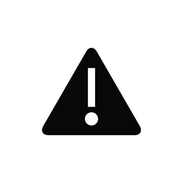 Alarm warning sign vector icon