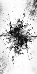 abstract fractal background,Black White Gray Gradient Blur Symmetrical Fluid Minimal,black and white background