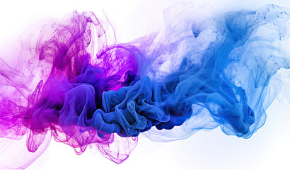 abstract colorful smoke,black and blue smoke abstract illustration in the style,smoke on white background