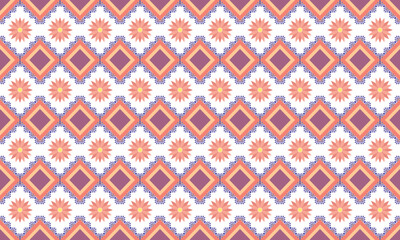 Geometric ethnic pattern for background,fabric,wrapping,clothing,wallpaper,Batik,carpet,embroidery style.