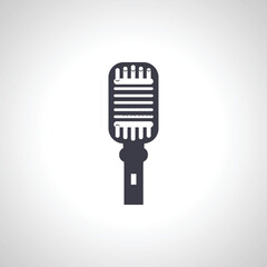 studio microphone icon. studio microphone icon.