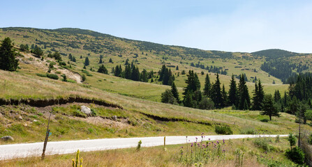 landscape in the mountains