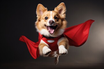 Cute Dog Feeling Like A Superhero, Complete With A Mask And Cape. Advantages Of Pet Ownership, Benefits Of Costumes For Pets, Designing Pet Costumes
