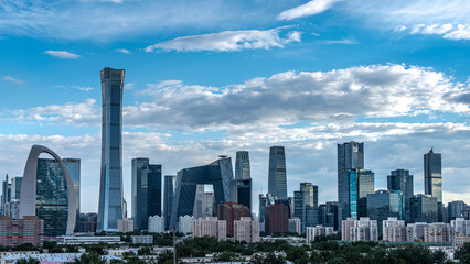 Fototapeta na wymiar Beijing CBD International Trade Complex International Metropolis