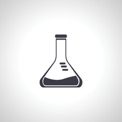 laboratory flask icon. beaker icon.