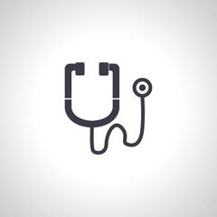stethoscope isolated icon. medical stethoscope icon