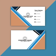 business card template design colour