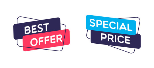 Modern Best Offer and Special Price Labels