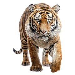 Obraz na płótnie Canvas tiger isolated on transparent background . Generative AI