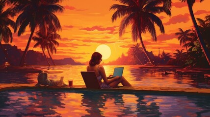 freelancer by the sea