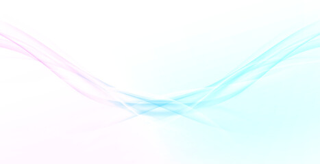 Bright blue to pink blend abstract gradient background with elegant vivid lines in a V-shape. Vector illustration