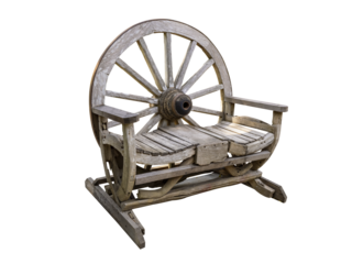 old wooden chair furniture design wooden in thailand