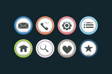 buttons for web design