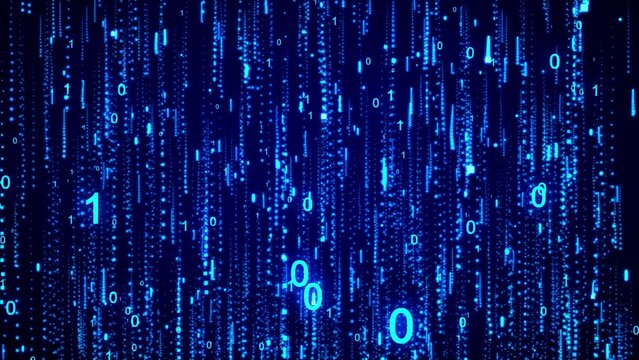 Artificial Intelligence Background Loop, It can be used for Big data, technology, computing, Robotic data processing purposes.